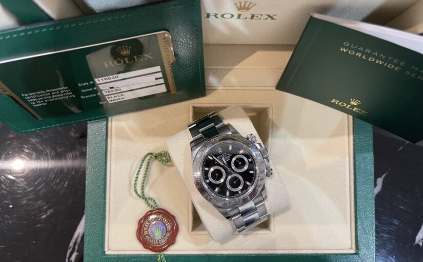 ROLEX DAYTONA ACIER CADRAN NOIR APH