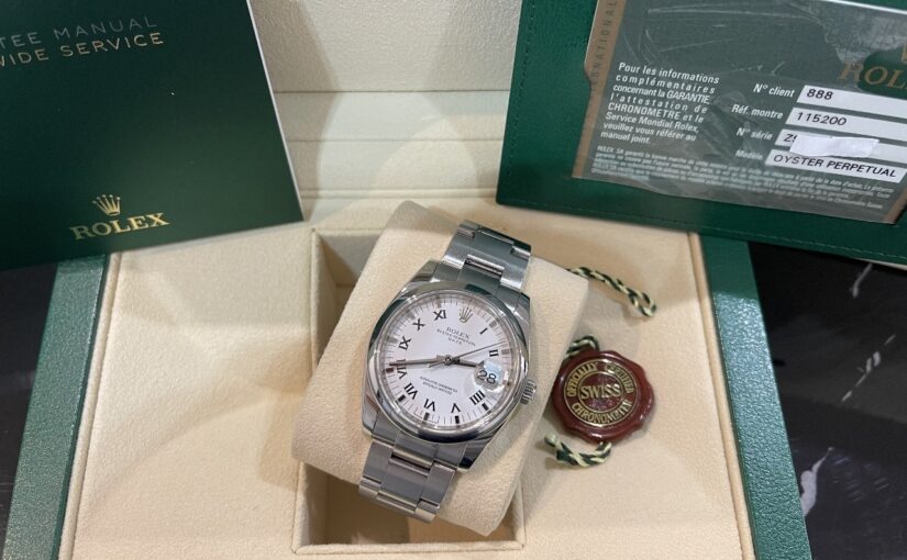 Rolex sales chiffre romain