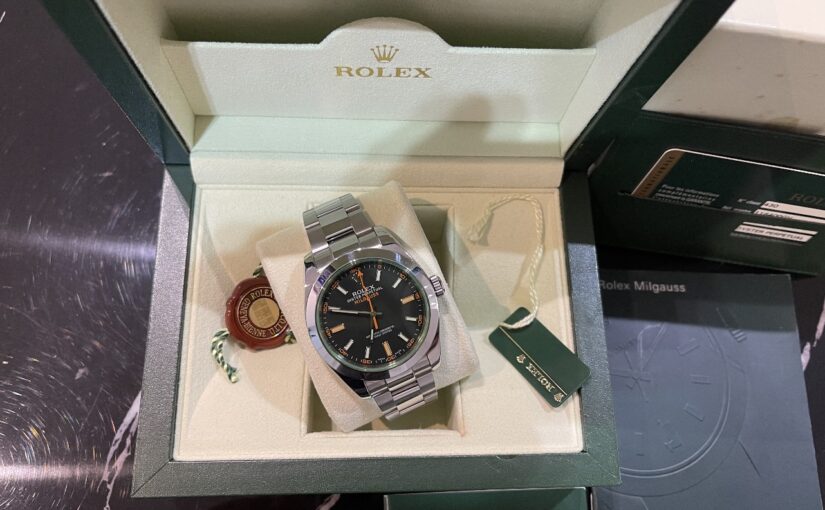 ROLEX MIGLAUSS 40MM 116400GV BLACK DIAL