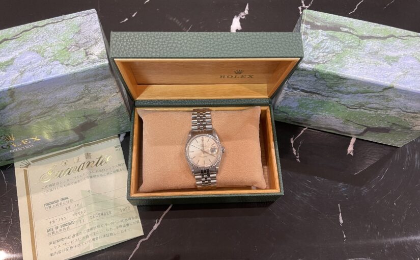 ROELX DATEJUST 36MM CANNELÉ JUBILEE SILVER