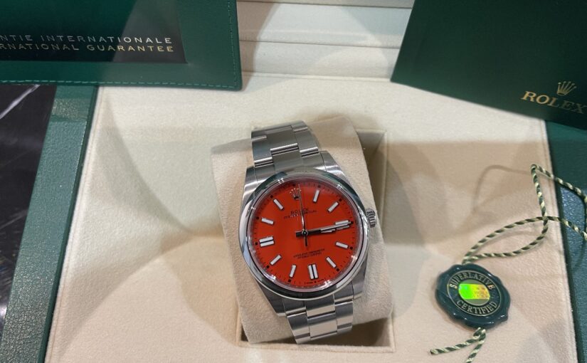 ROLEX OYSTER PERPETUAL 41MM CORAIL