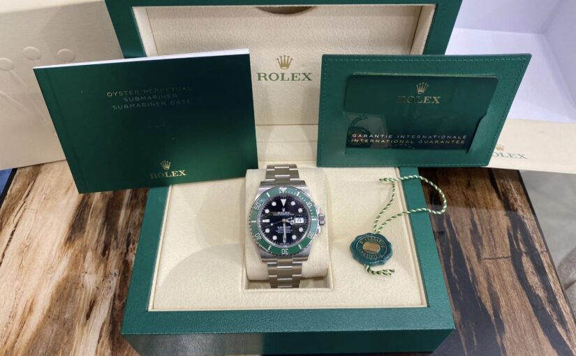 ROLEX SUBMARINER DATE 41MM STARBUCK CERAMIQUE VERTE FRANCAISE