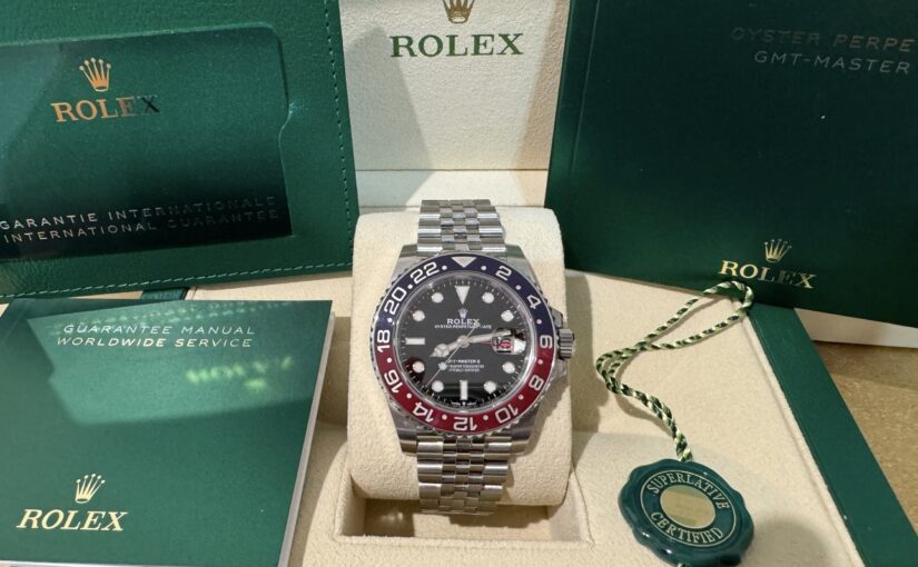 ROLEX GMT MASTER II PEPSI JUBILEE 40MM CERAMIQUE 