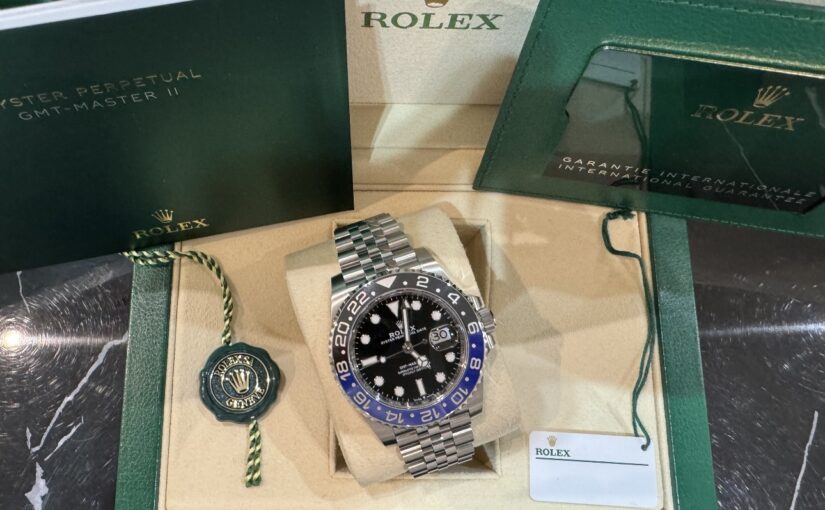 ROLEX GMT MASTER II 40MM BATMAN JUBILEE CERAMIQUE NEUVE