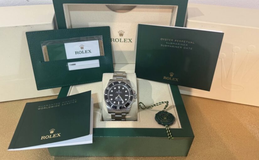 ROLEX SUBMARINER NO DATE 40MM CERAMIQUE acier