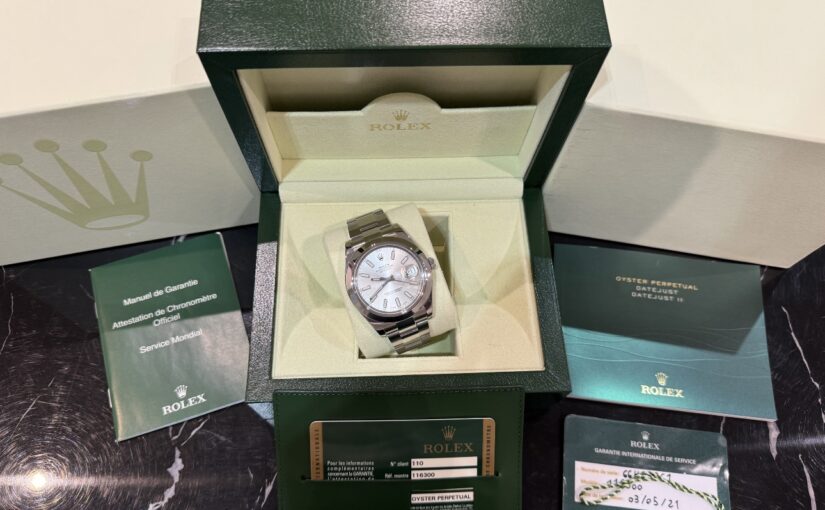 ROLEX DATEJUST II 41MM ACIER SILVER